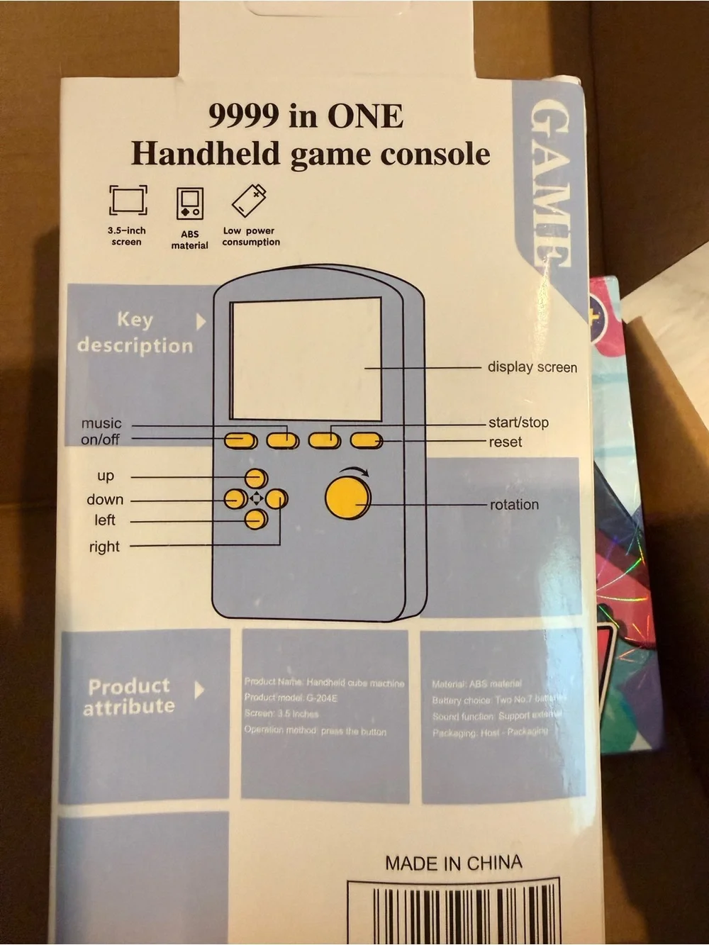 Stitch Themed Handheld Game Console and Stitch cards